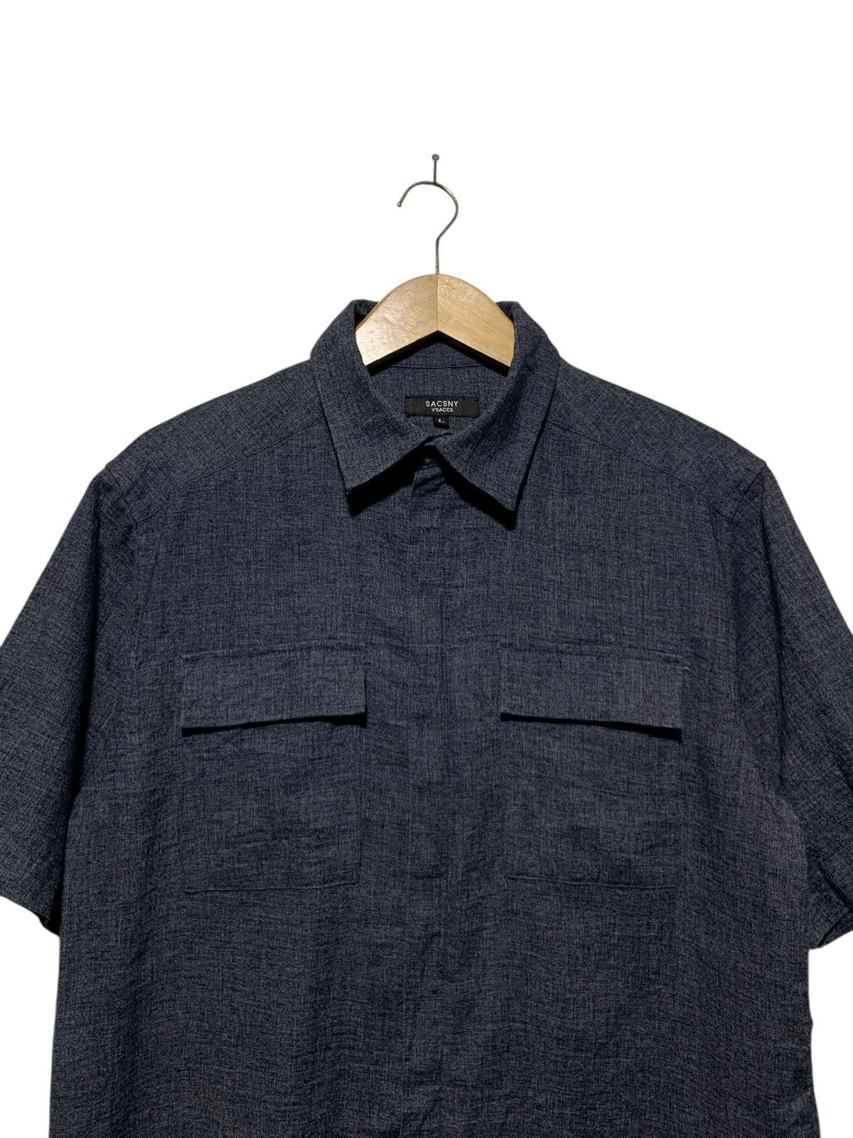 Yohji Yamamoto Yohji y’saccs sacsny double pocket zipper shirt Size US L / EU 52-54 / 3 - 2 Thumbnail