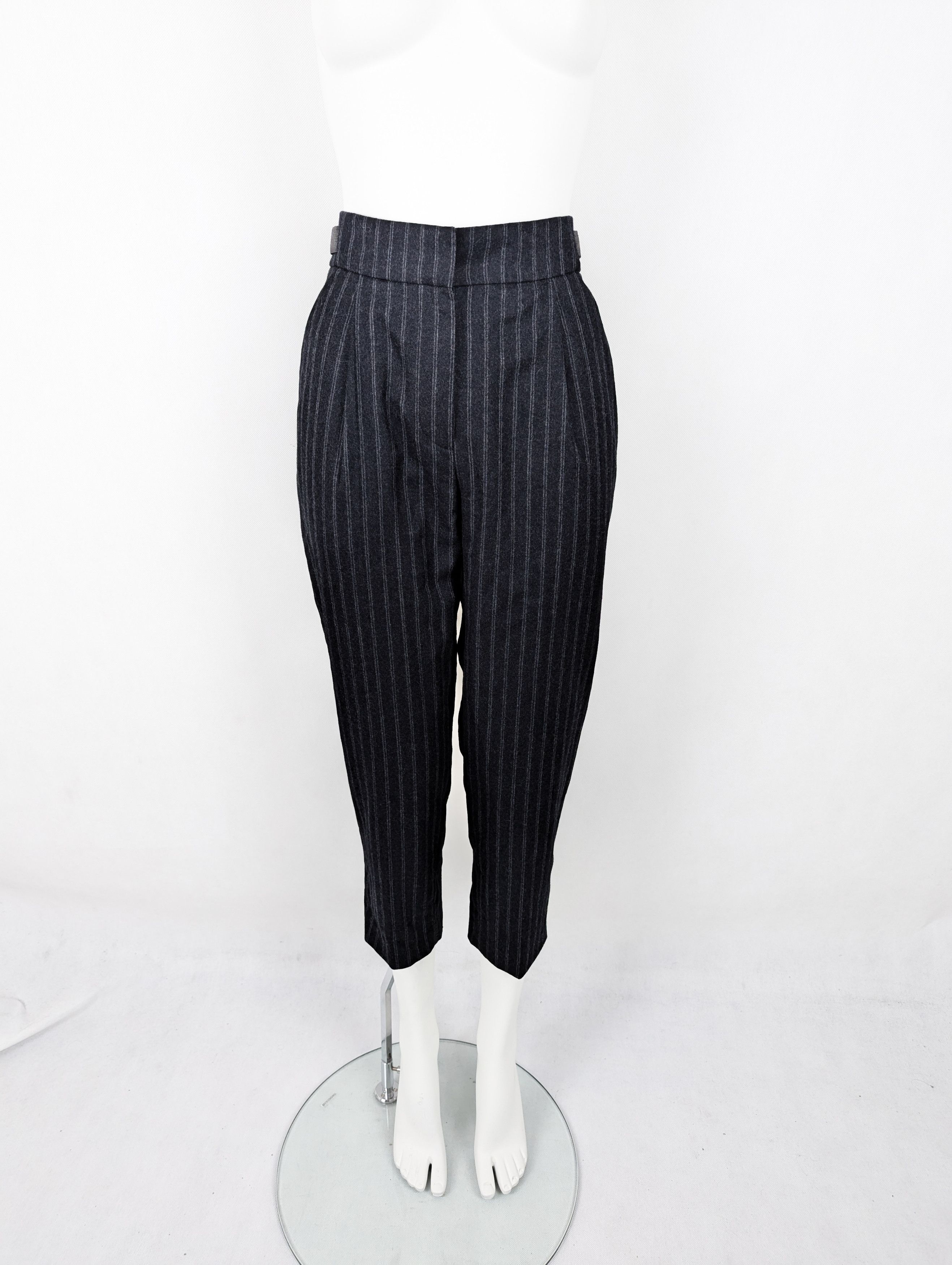 Brunello Cucinelli brunello cucinelli wool trousers pants Size 26" / US 2 / IT 38 - 1 Thumbnail