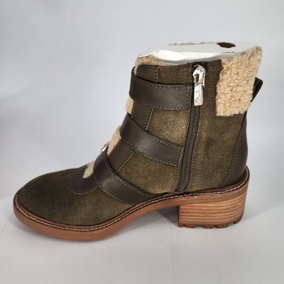 Vince Camuto Vince Camuto Klerica Shearling Boots in Olive Green Size 7M Size US 7 / IT 37 - 7 Thumbnail
