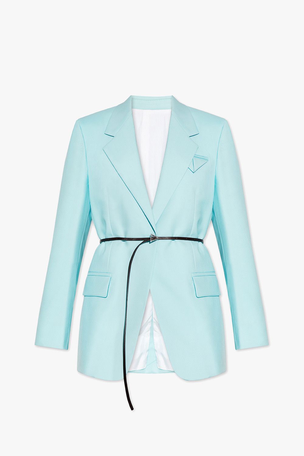 image of Bottega Veneta O1Loc1C0324 708835 Jacket In Light Blue, Women's (Size 2XS)