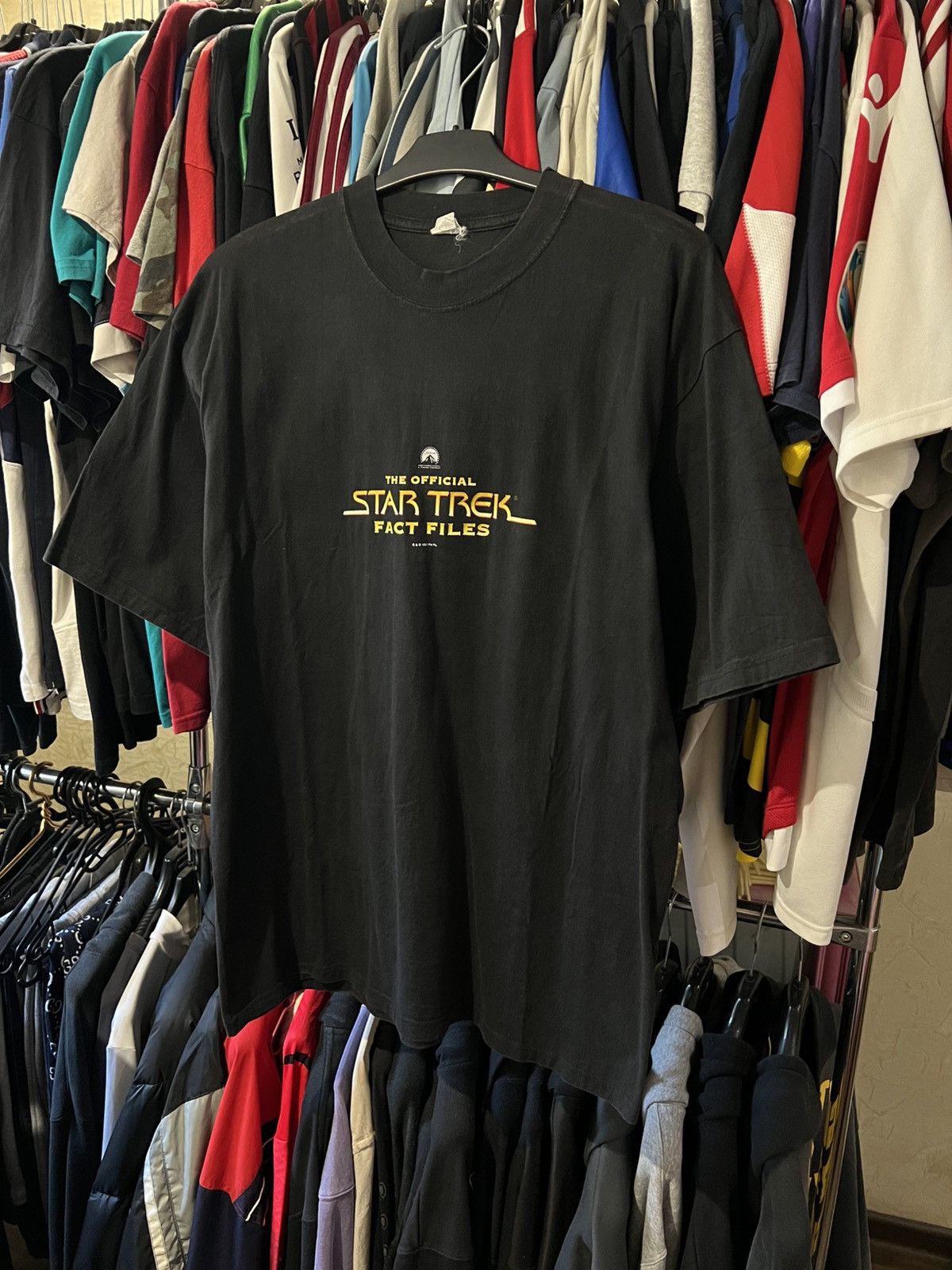 Band Tees 1997 VINTAGE STAR TREK TRHE OFFICIAL FACT FILES MOVIE PROMO Size US XL / EU 56 / 4 - 2 Thumbnail