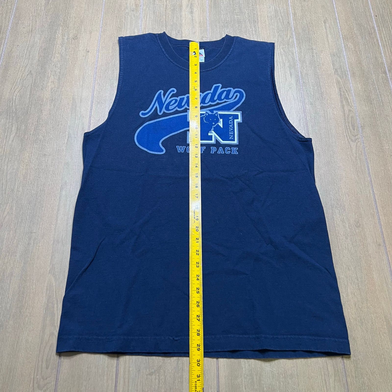 Vintage Vintage blue tank top Nevada Wolf Pack University Men Sz L Size US L / EU 52-54 / 3 - 6 Thumbnail