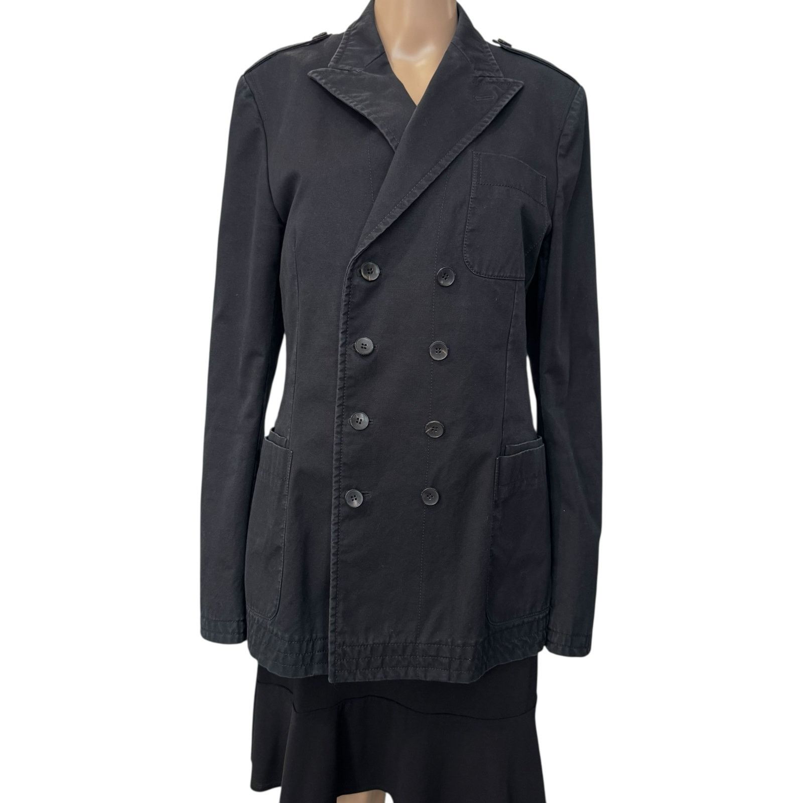 Gucci Gucci Cotton Pea Coat Size US M / EU 48-50 / 2 - 1 Thumbnail