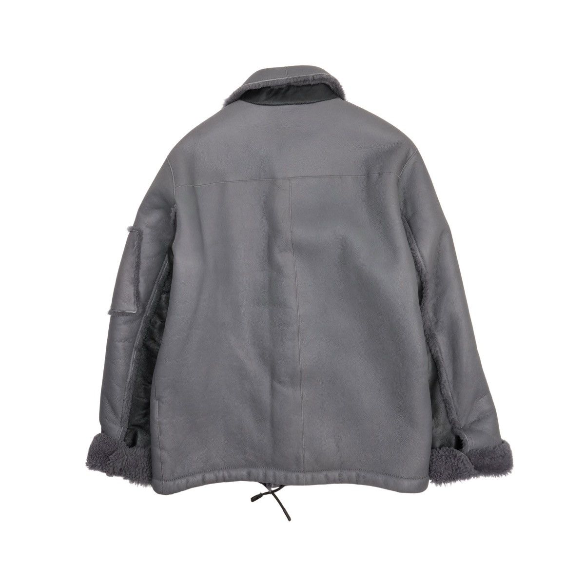 Coach Coach Shearling Grey Leather Jacket Size US M / EU 48-50 / 2 - 2 Thumbnail