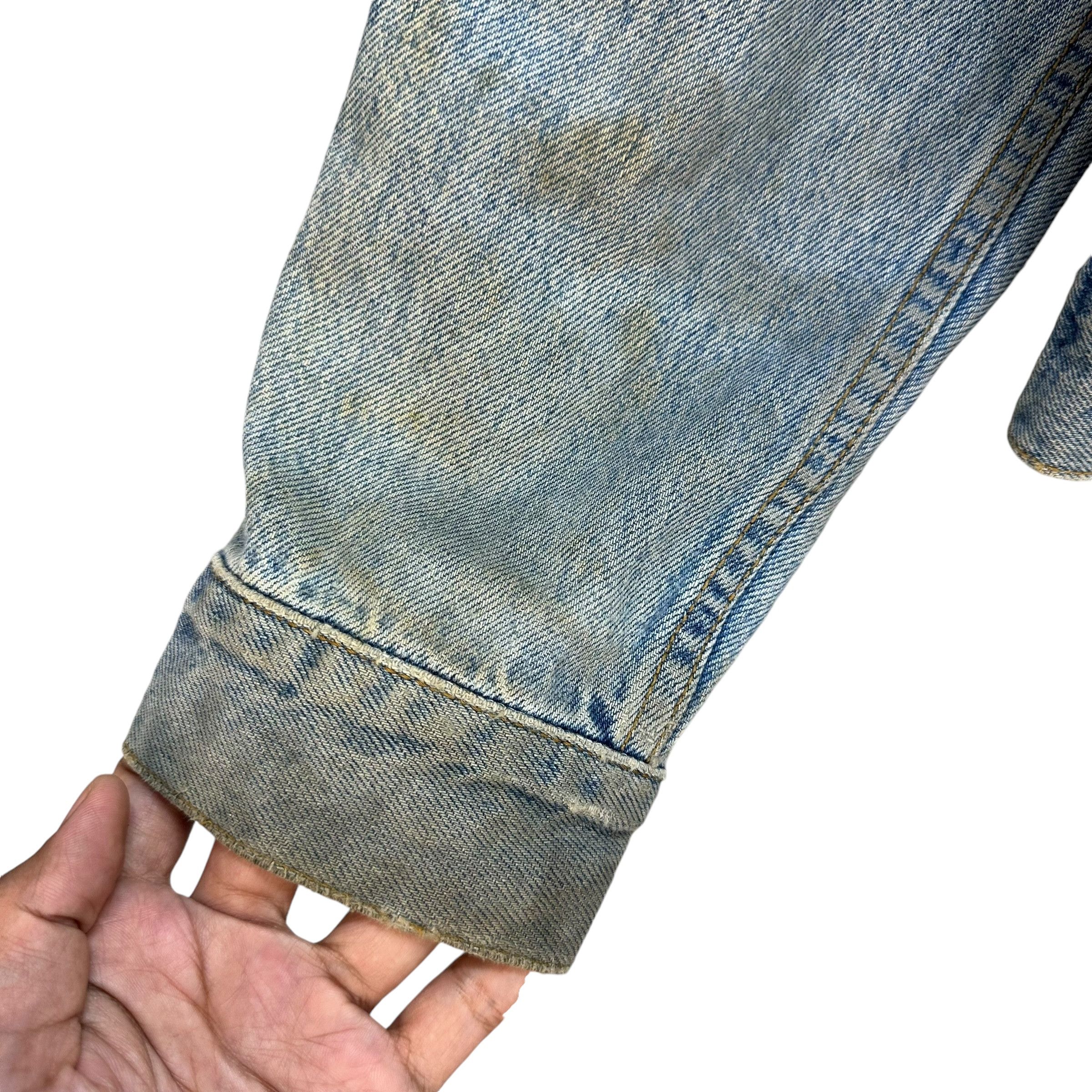 Levi's Vtg Levis 70606 Denim Jacket Orange Tab Type 3 #A61-1396 Size US L / EU 52-54 / 3 - 6 Thumbnail