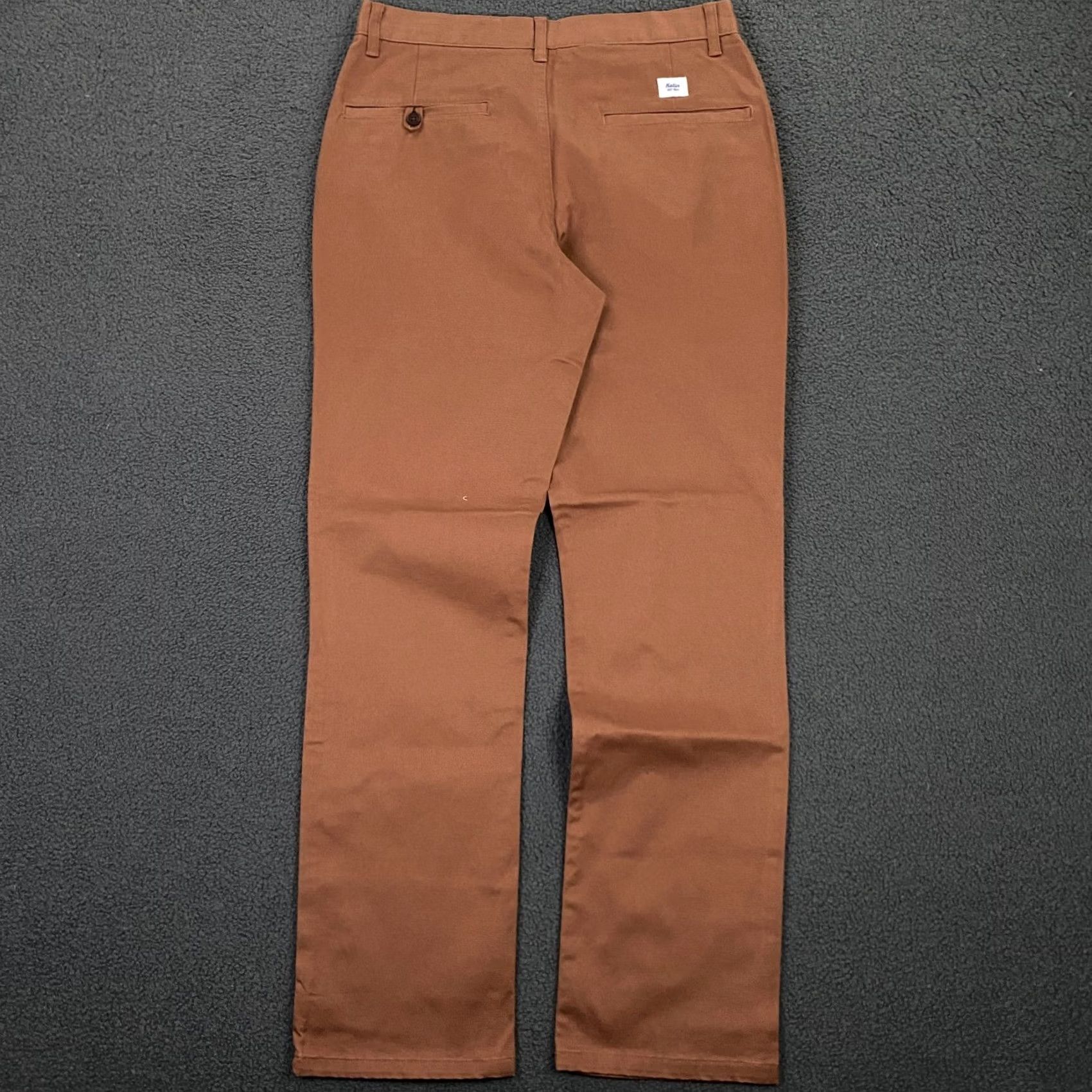 Katin Kraft Pant Chino Stretch Twill Skate Surf Rust Brown Size 31x32 New Mens, Men's — image 6 of 6