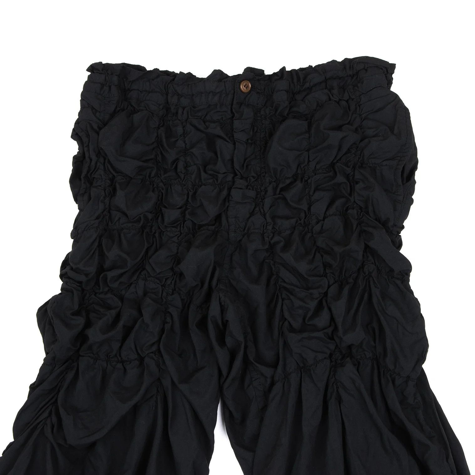 Comme des Garcons Homme Plus Shirred Design Half Pants Black Size M Size US 36 / EU 52 - 2 Thumbnail