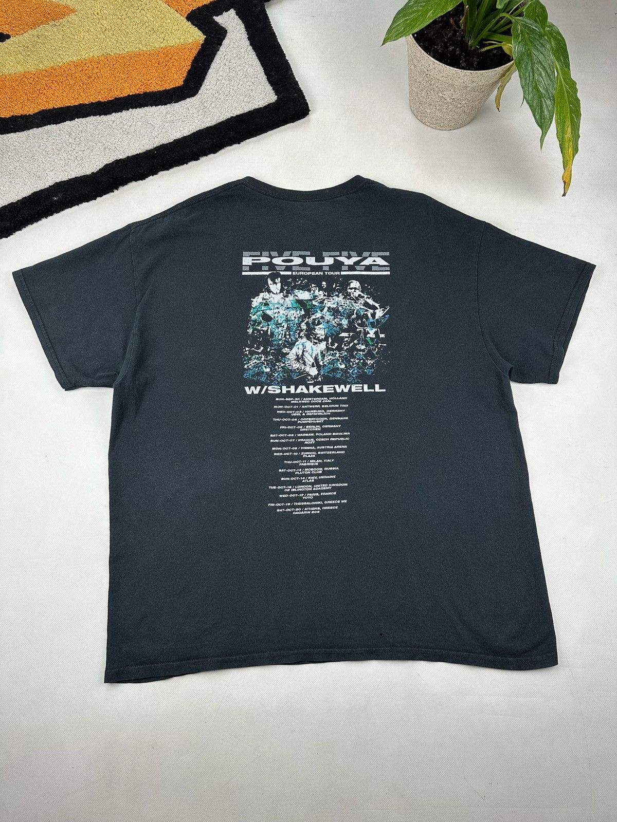 G59 Records Pouya Five Five Album Tour Tee Black ❄️🧊 G59 South Size US XL / EU 56 / 4 - 2 Thumbnail