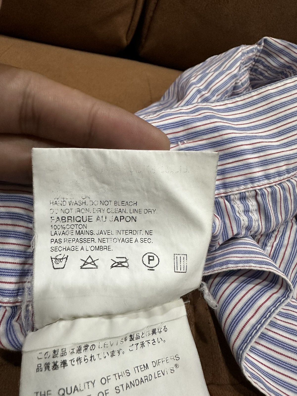 Comme des Garcons AW2002 Junya Watanabe CDG X Levis Hickory Light Jacket Size US M / EU 48-50 / 2 - 17 Thumbnail