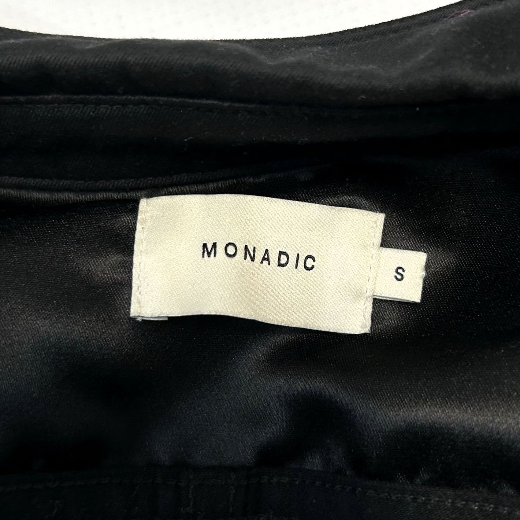 Vintage VINTAGE Monadic Mens Cargo Jacket Small Black Full Zip Shacket Size US S / EU 44-46 / 1 - 6 Thumbnail