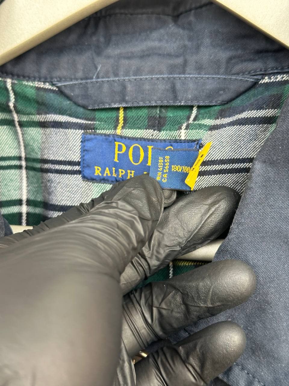 Polo Ralph Lauren Polo Ralph Lauren English Plaid Lined Trench Coat Navy Size US L / EU 52-54 / 3 - 18 Thumbnail