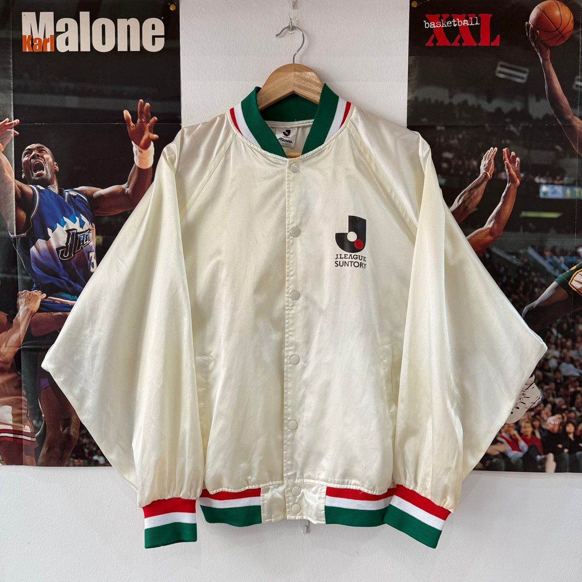 Mizuno Vintage J-League 1993-95 Mizuno Bomber Jacket Size US M / EU 48-50 / 2 - 2 Thumbnail