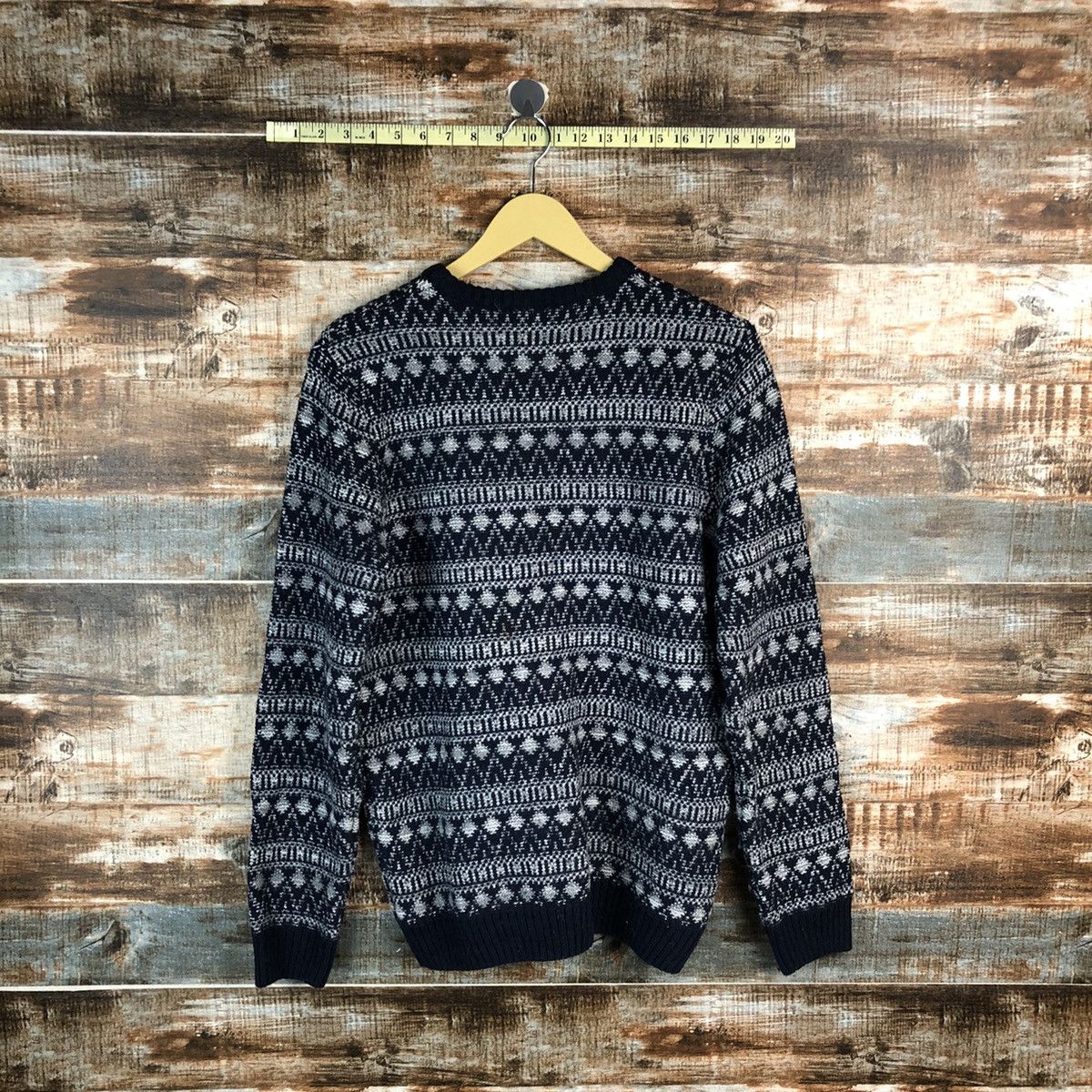 Homespun Knitwear LC Walkiki Blue Knitwear vintage sweatshirt #A2343 Size US S / EU 44-46 / 1 - 12 Thumbnail