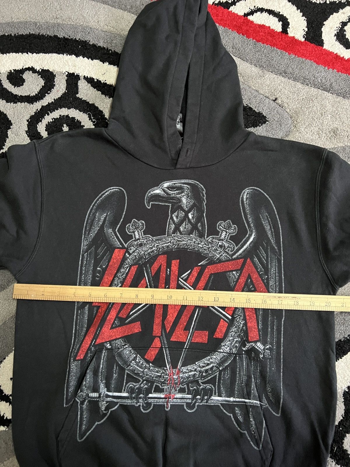 Band Tees Rare Vintage 90s Slayer Slaytanic M Metal Band Hoodie Size US M / EU 48-50 / 2 - 7 Thumbnail