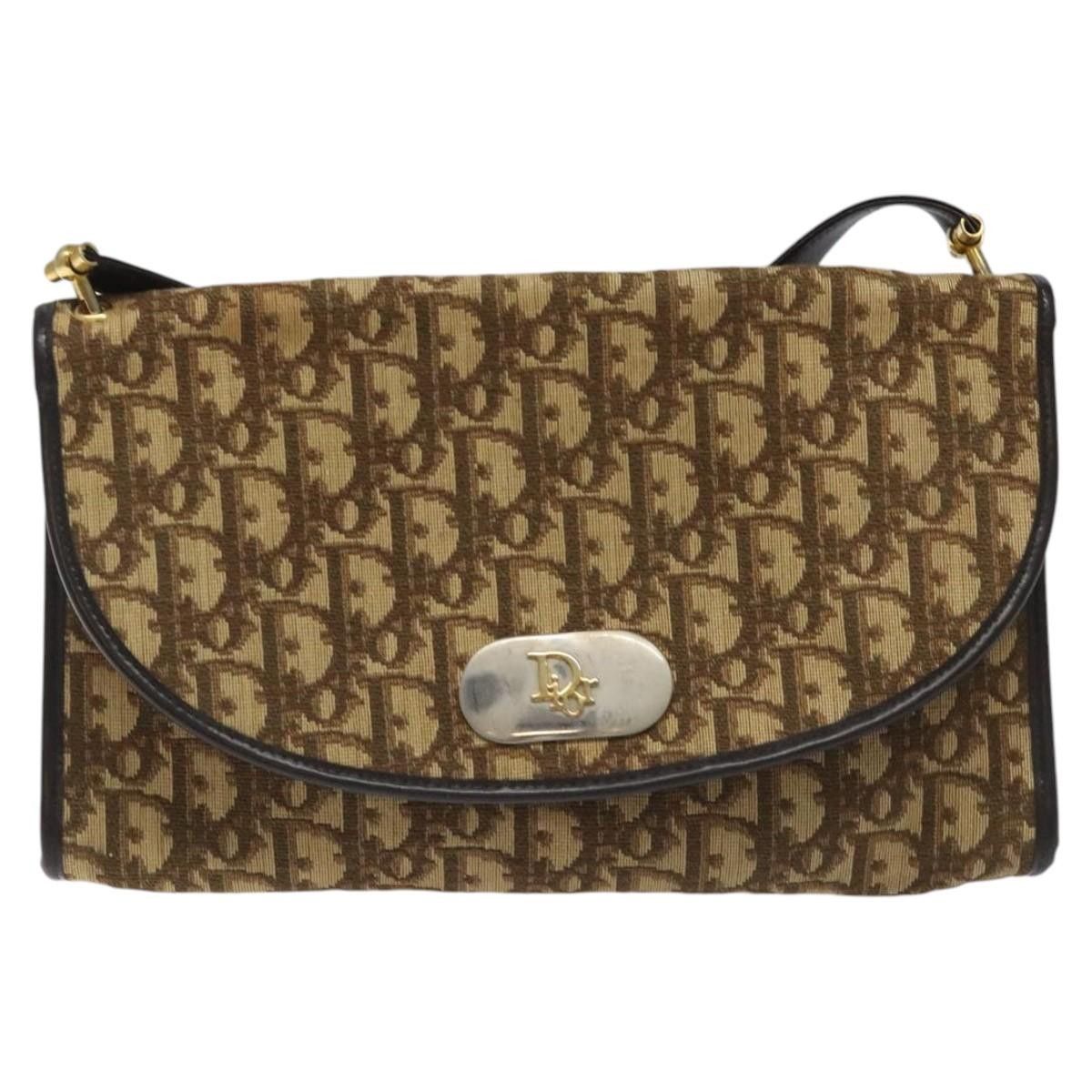 Dior DIOR Trotter Canvas Shoulder Bag Brown Size ONE SIZE - 2 Thumbnail