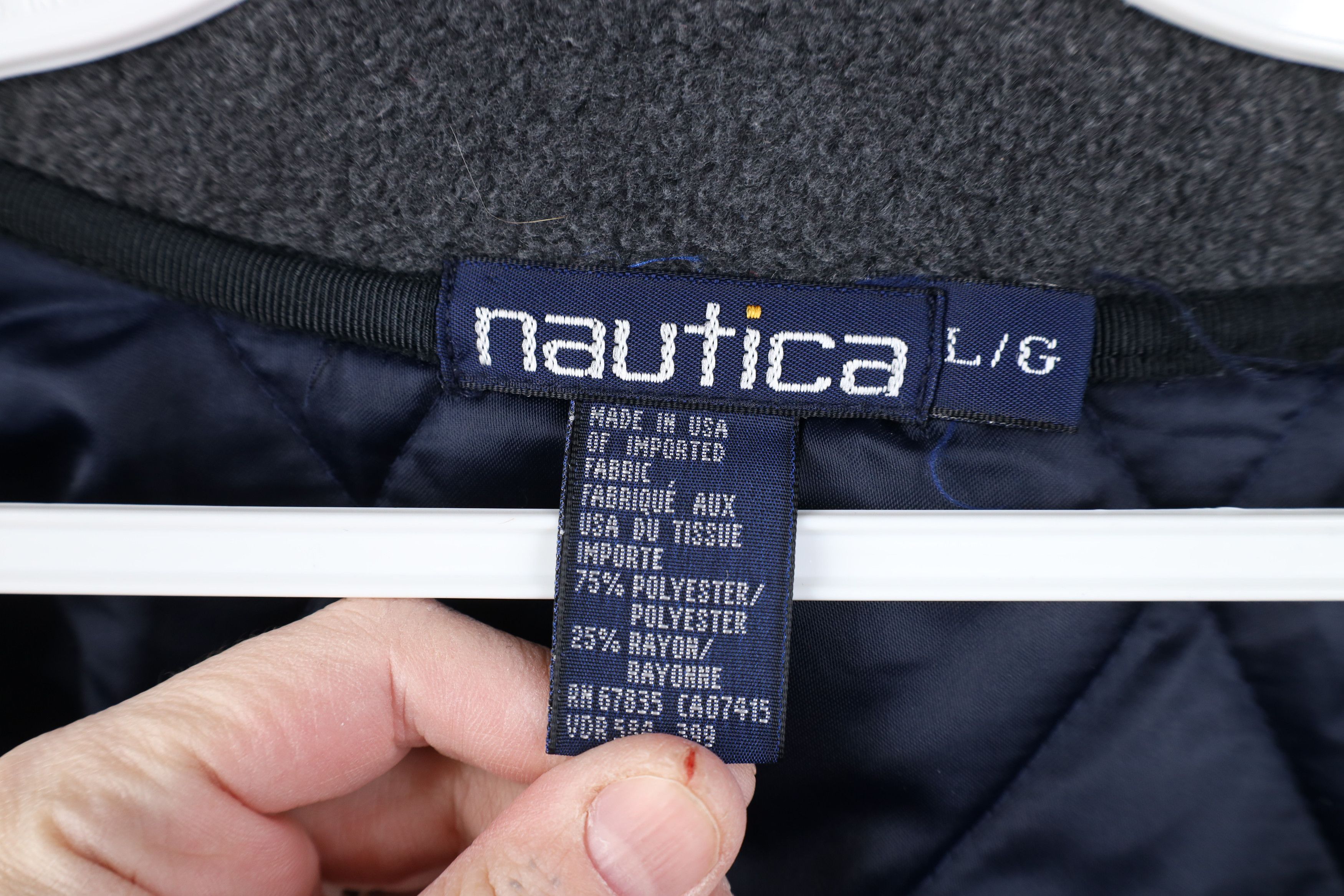 Nautica Vintage 90s Nautica Challenge Cup Sailing Fleece Vest Jacket Size US L / EU 52-54 / 3 - 8 Thumbnail