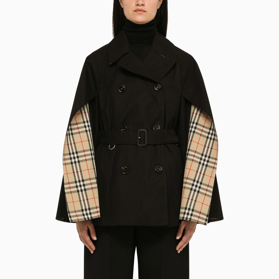 image of Burberry O1D2Blof0224 Trench Coat In Black, Women's (Size XS)