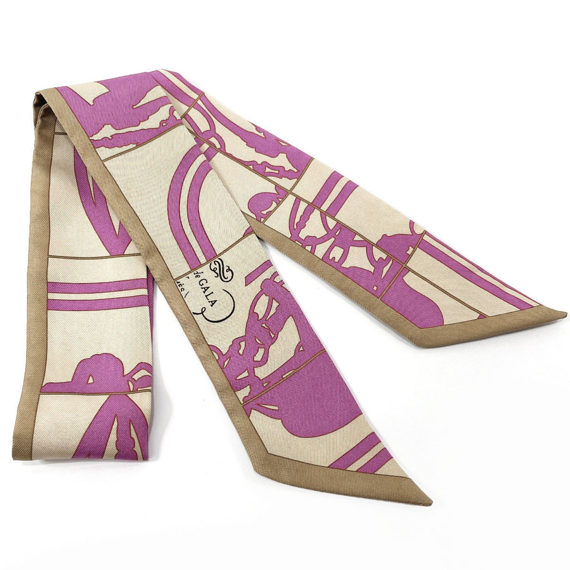 image of Hermes Bride De Gala Twilly Silk Ladies Purple in Black, Women's