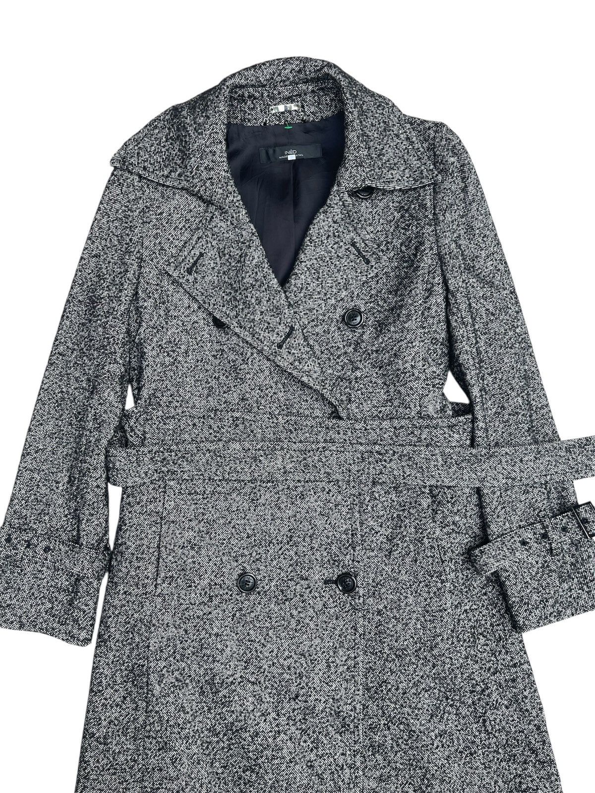 Yohji Yamamoto INED Wool Trench Double-Breasted Belted Made in Japan Size US S / EU 44-46 / 1 - 4 Thumbnail