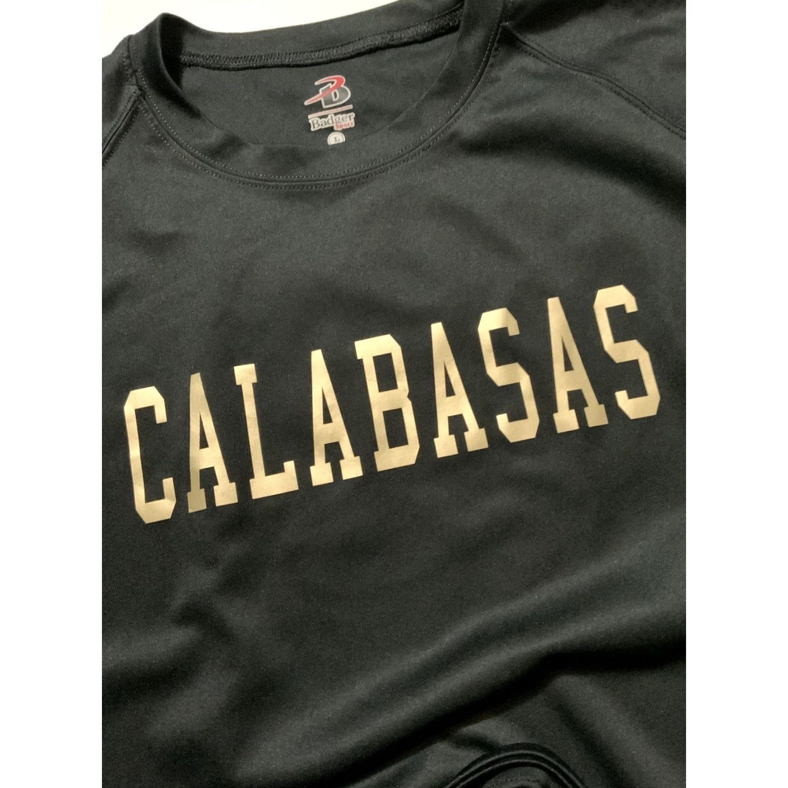 Vintage VINTAGE Badger Calabasas Black Gold #8 Athletic Short Sleeve Jersey Sz. L Men Soccer Jersey Short Sleeve Mens L Black Gold Sports Jersey Size US L / EU 52-54 / 3 - 5 Thumbnail