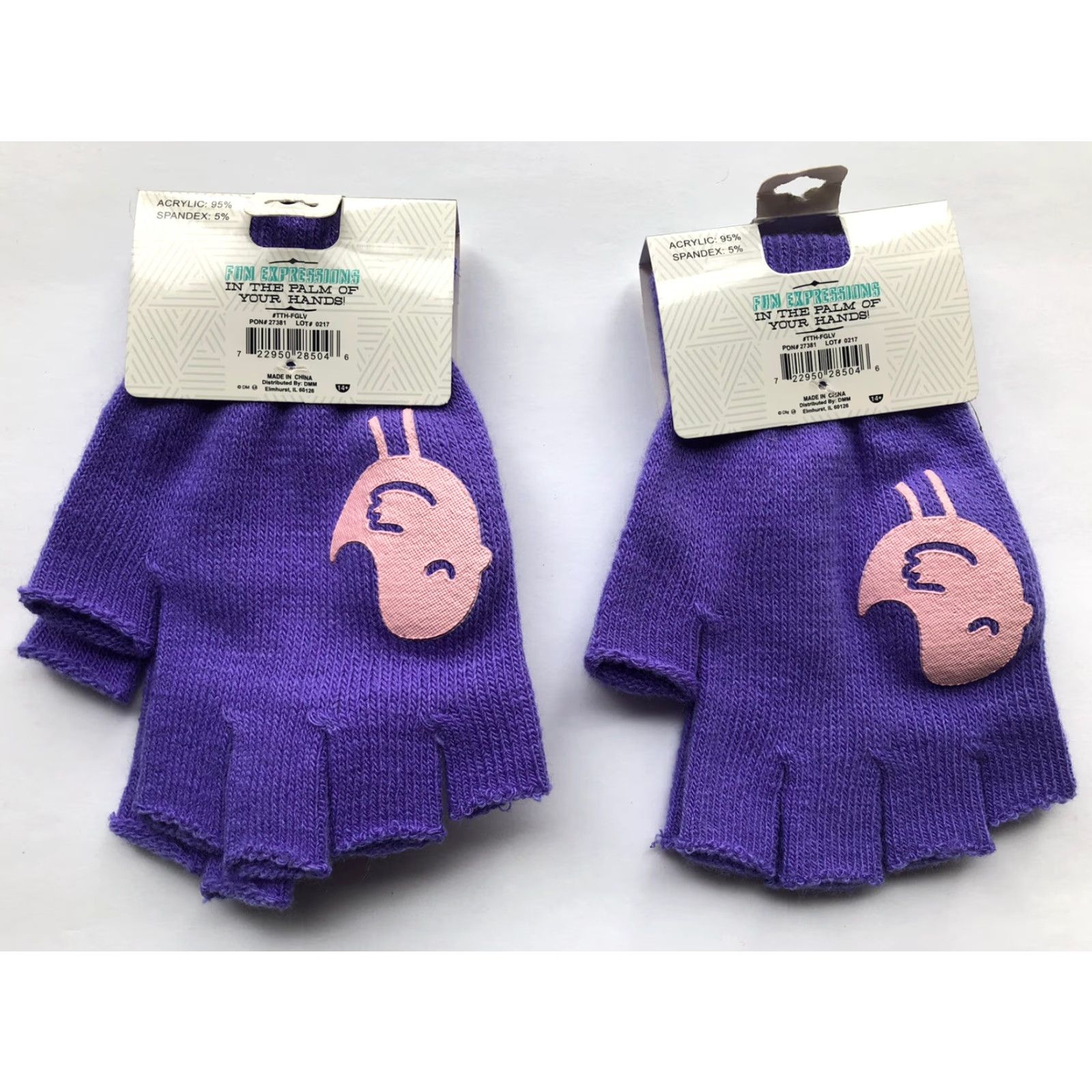 Vintage Expressions Fingerless Gloves Tees? No—Error. Size ONE SIZE - 2 Thumbnail