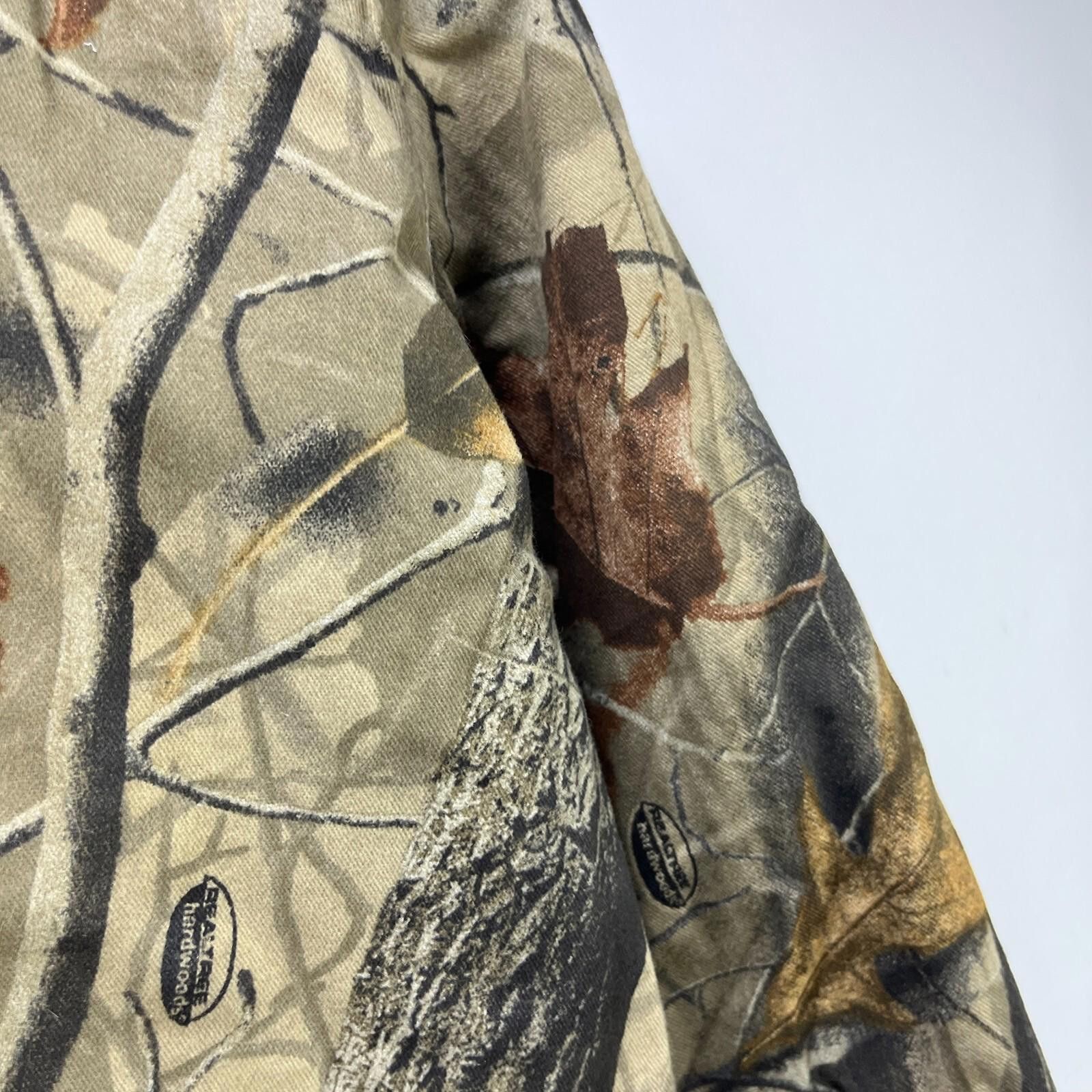 Vintage Vintage Real Tree Camo Hooded Zip Up Insulated Jacket Small Size US S / EU 44-46 / 1 - 6 Thumbnail