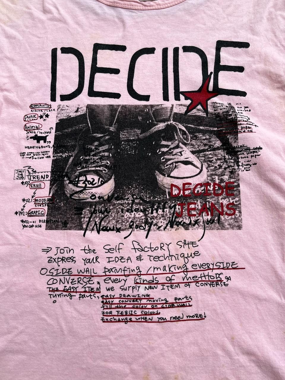 Hysteric Glamour Japanese Y2K Decide Poem Tee Size US S / EU 44-46 / 1 - 4 Thumbnail