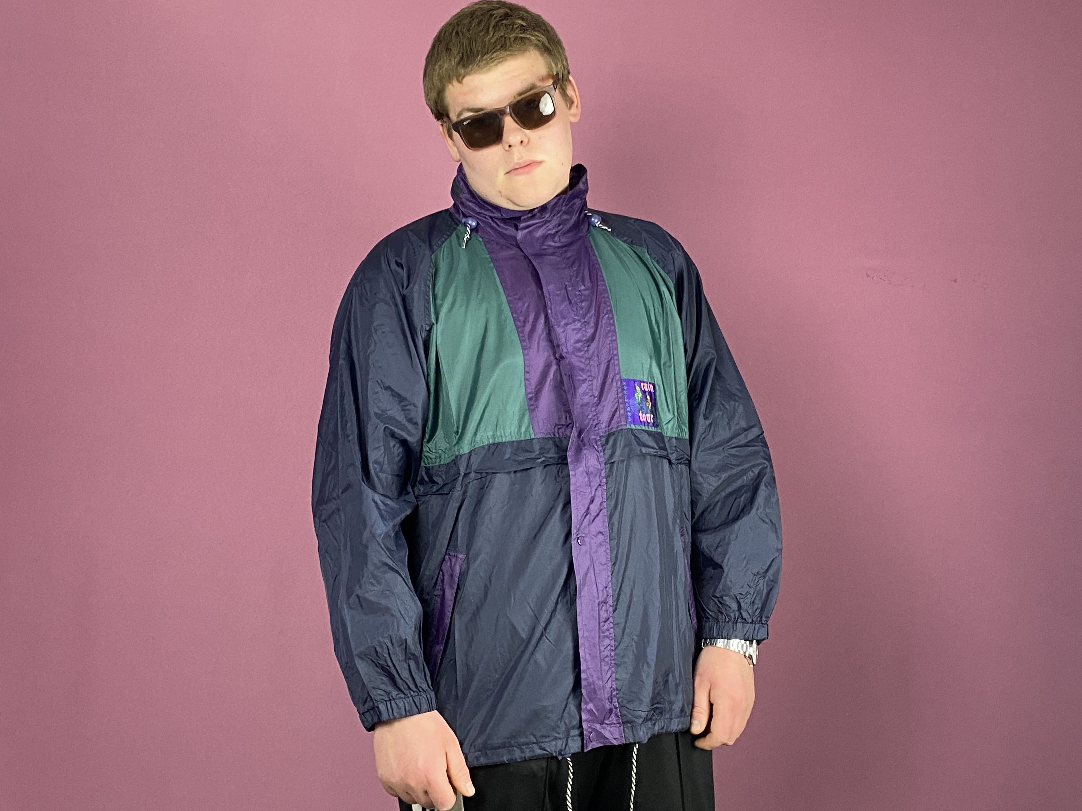 Vintage 90s Vintage Men's Rain Jacket - XL Size US XL / EU 56 / 4 - 4 Thumbnail