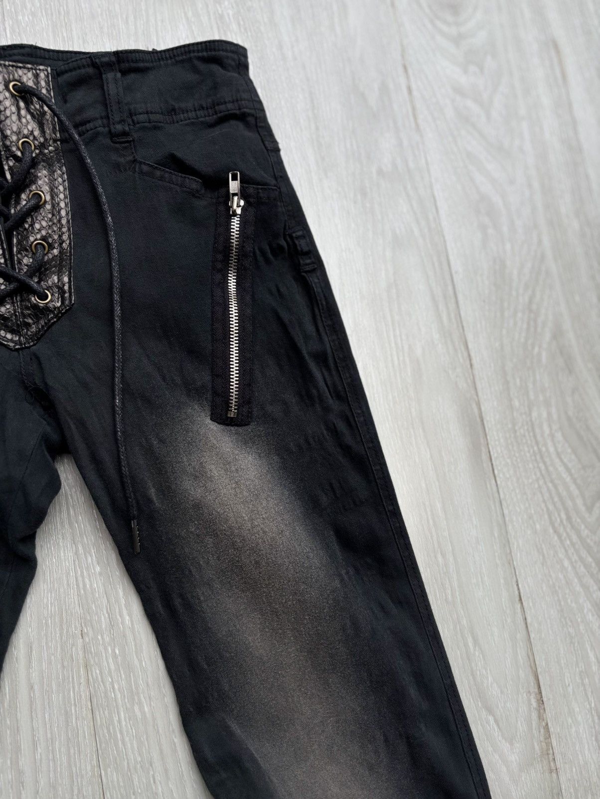 Japanese Brand Algonquins lace up flare pants Size US 26 / EU 42 - 2 Thumbnail