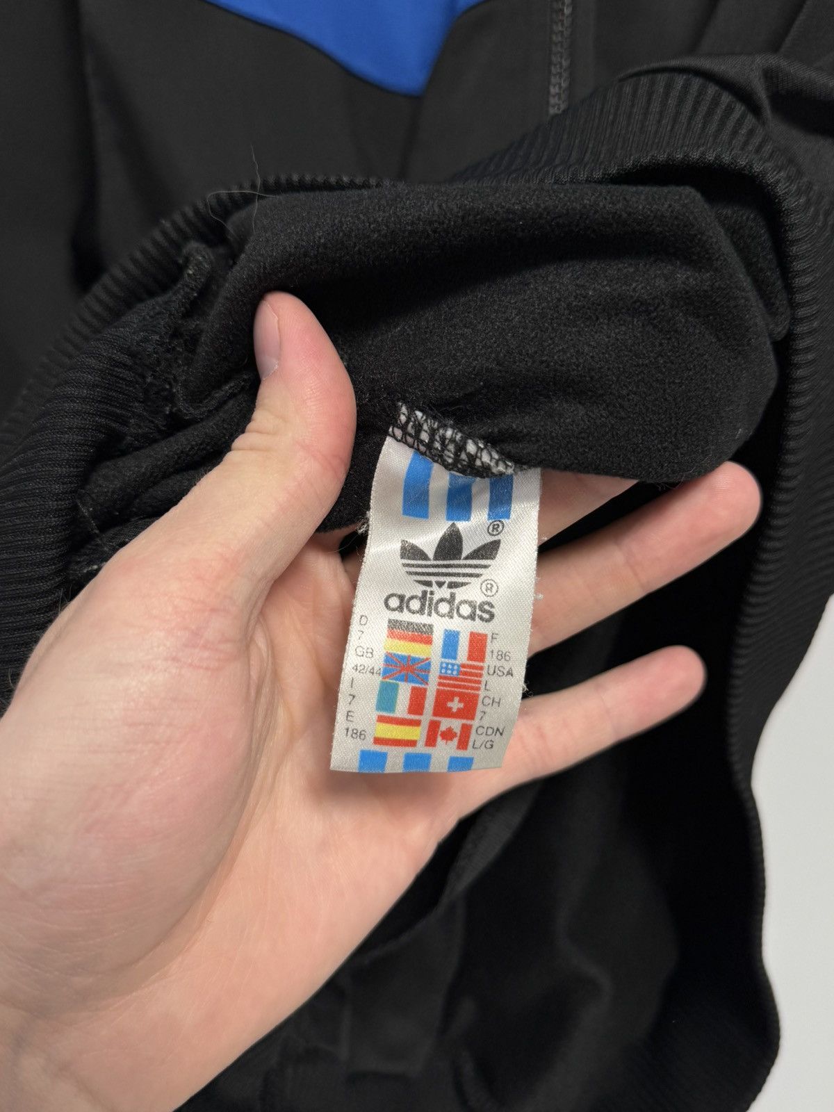 Adidas Vintage 1990's ADIDAS Jacket Full Zip Size US L / EU 52-54 / 3 - 15 Thumbnail