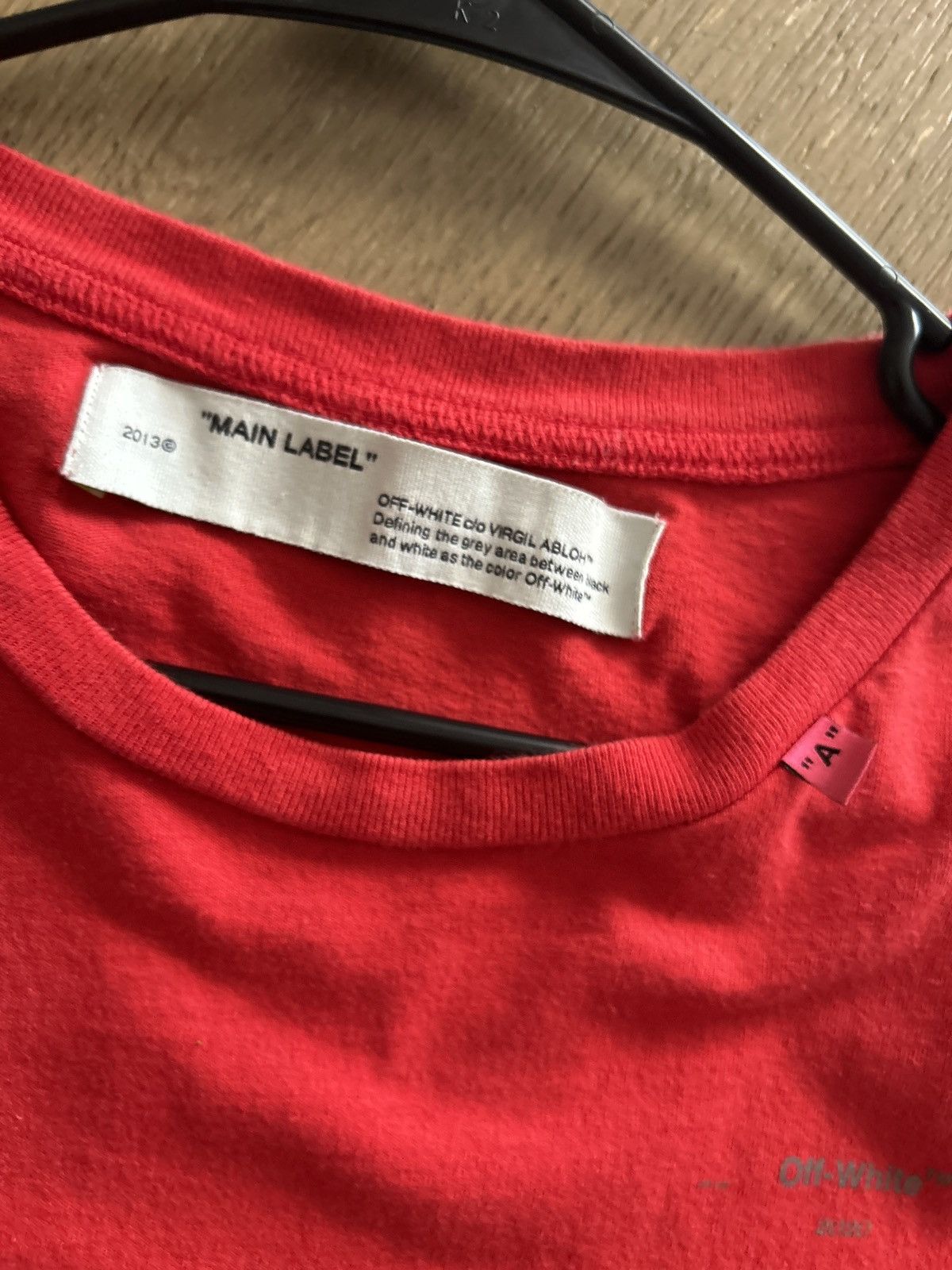 Off-White Off white red and grey Size US XL / EU 56 / 4 - 1 Thumbnail