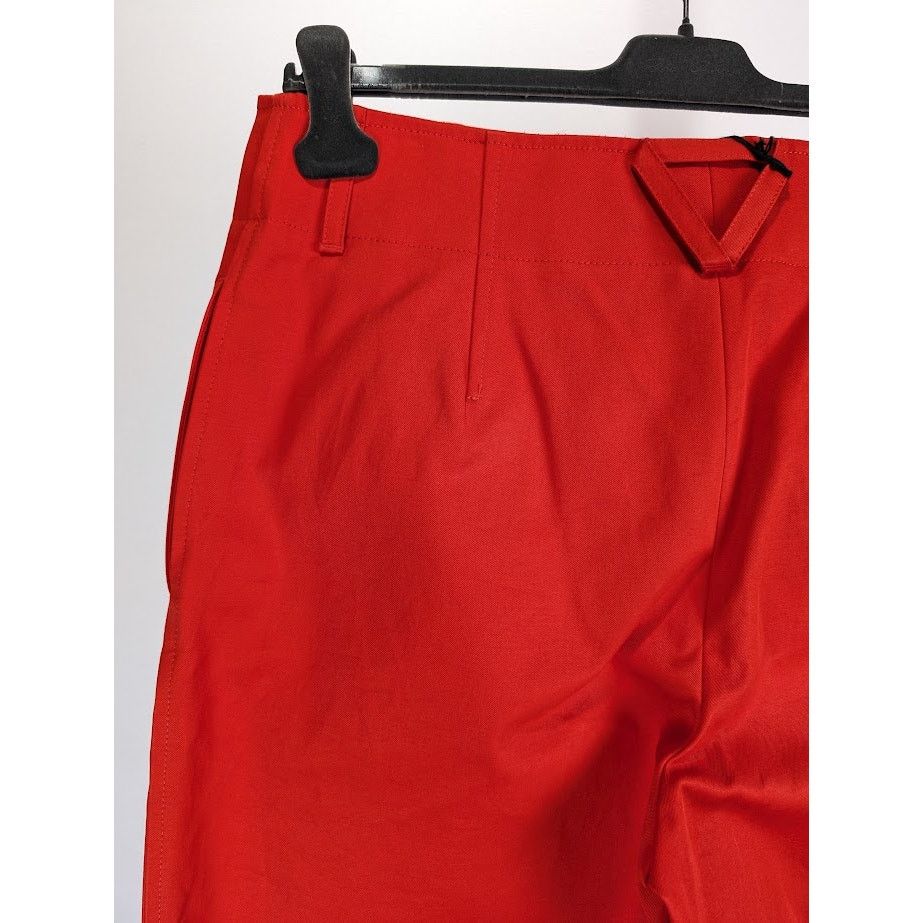 Bottega Veneta o1rshd1 Cotton Twill Sanded Trouser in Red Size US 34 / EU 50 - 15 Thumbnail