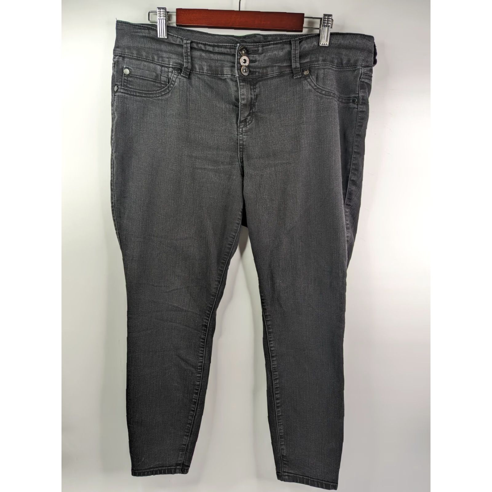 Torrid Torrid Jeans Skinny Black 16S High Stretch Jeggings Womens Size 16S Modern Size 38" / US 16 / IT 52 - 2 Thumbnail