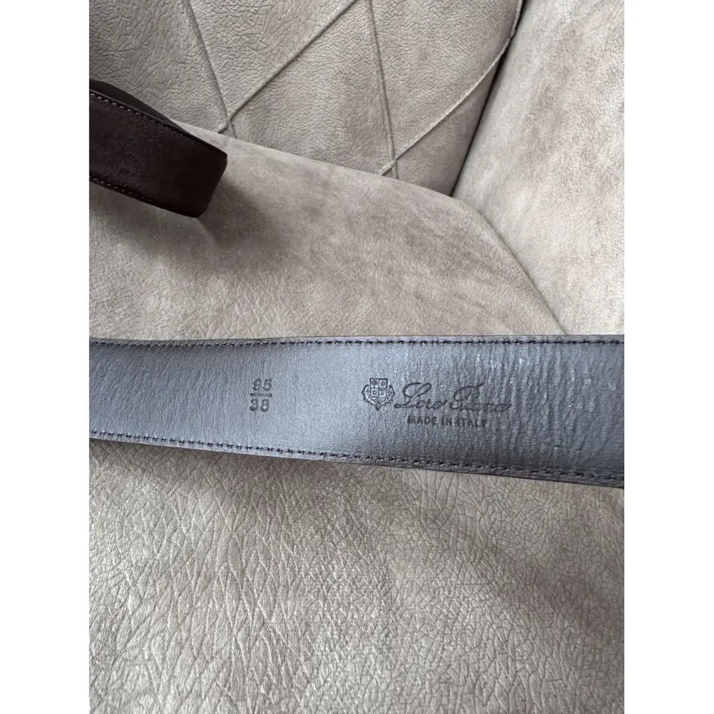 Loro Piana o1v3rcll0525 Size: 95 / Leather Belt in Brown Size 38 - 5 Thumbnail
