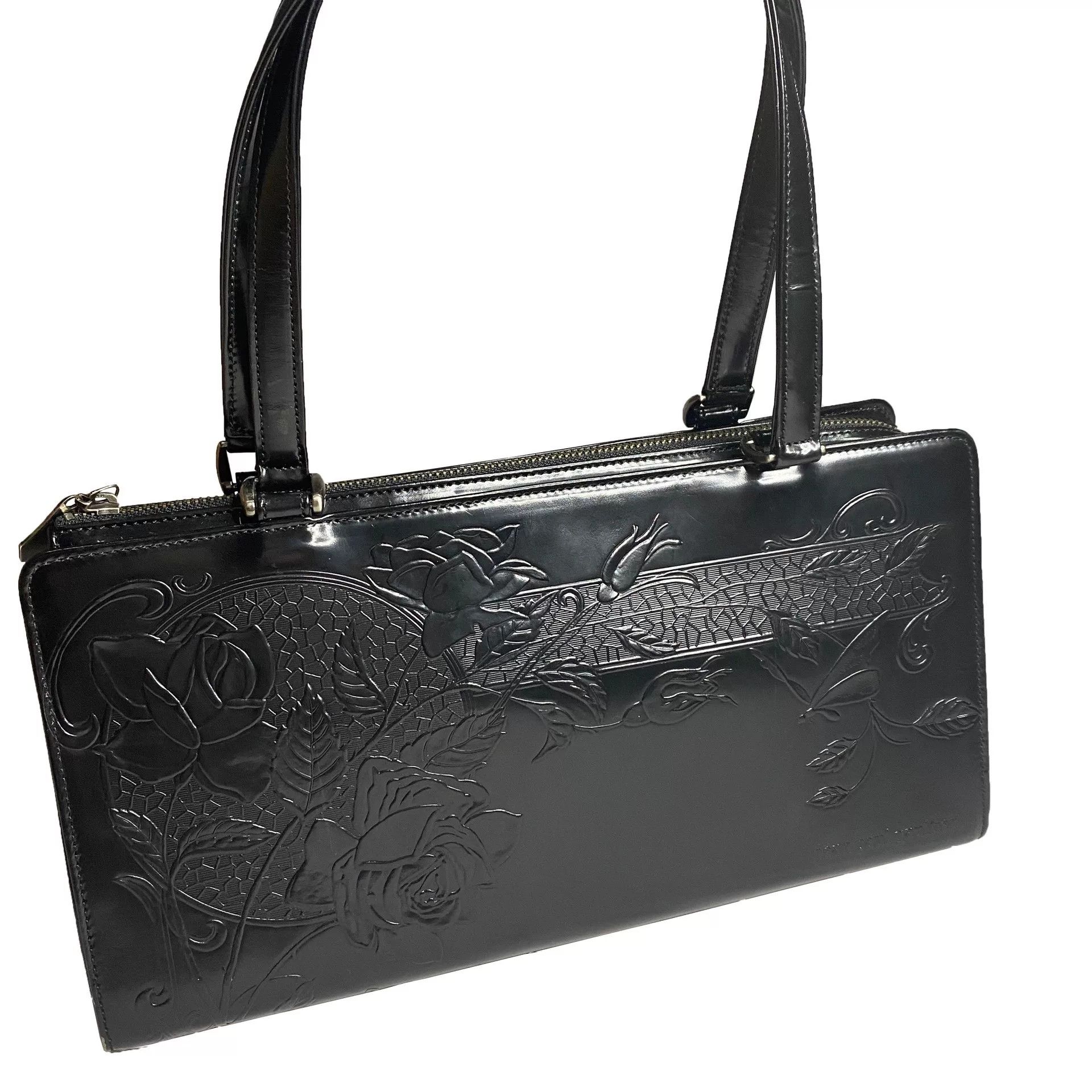 Jean Paul Gaultier Jean Paul Gaultier Black Handbag Size ONE SIZE - 1 Thumbnail