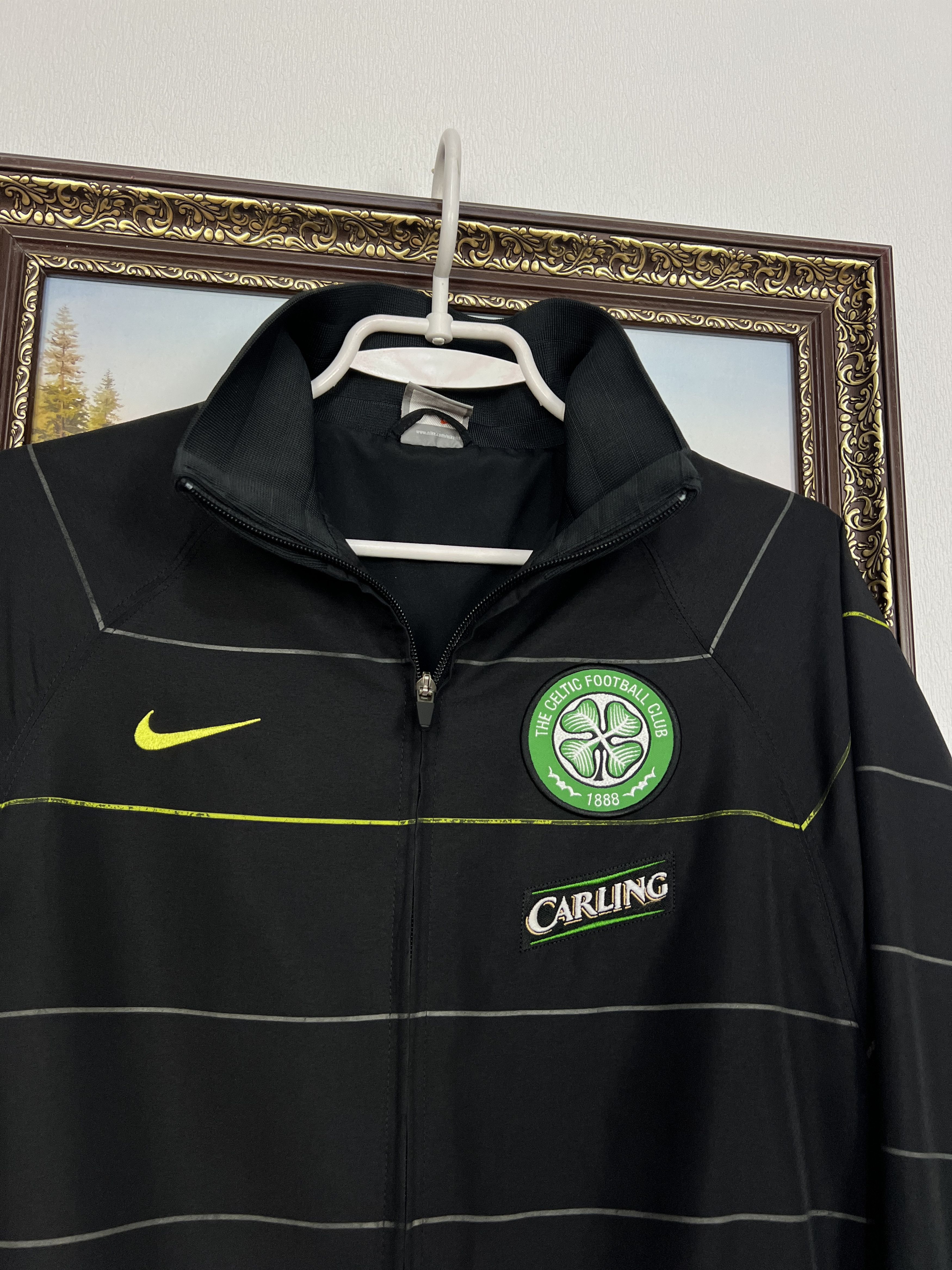 Nike Vintage Celtic Football Jacket Soccer Track Top Zip Rare Size US M / EU 48-50 / 2 - 3 Thumbnail