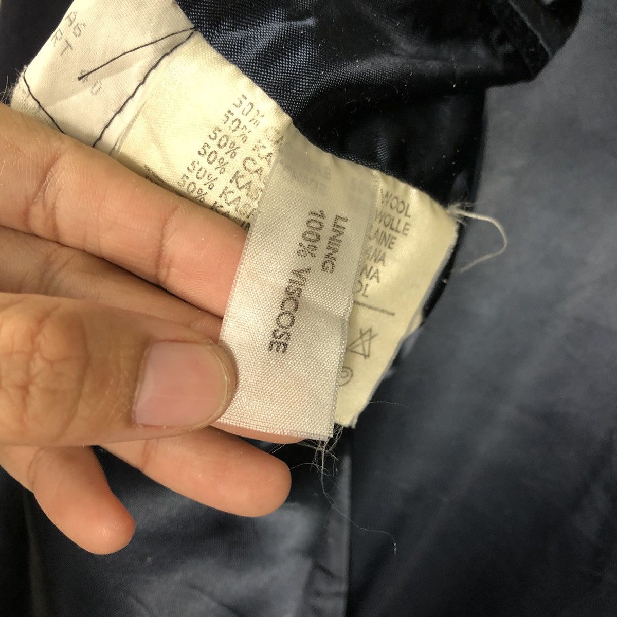 Vintage 🔥Rich Royal Blue - Fly Long Jacket Wool Aquascutum England Size US M / EU 48-50 / 2 - 17 Thumbnail