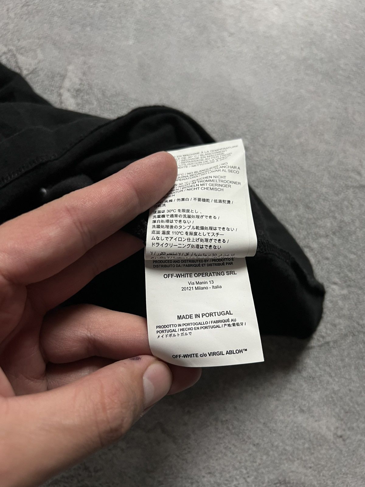 Off-White Off-White Washed Black 3D Arrows Big Logo T-Shirt Size S Size US S / EU 44-46 / 1 - 8 Thumbnail
