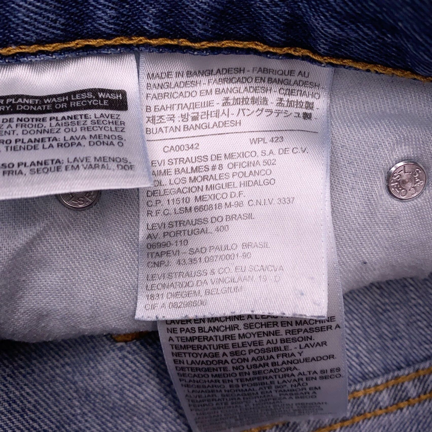 Levi's Levis Jeans 550 Adult 38x32 Straight Leg Mens Size US 38 / EU 54 - 5 Thumbnail