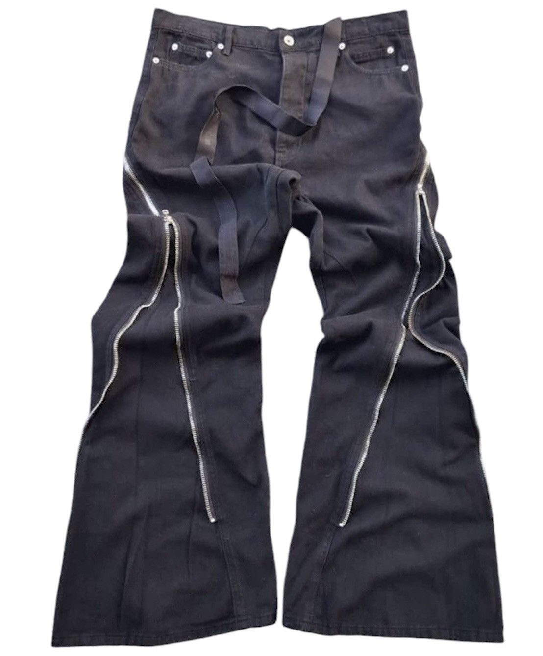 Rick Owens Rick Owens DRKSHDW zipper denim pants | Grailed