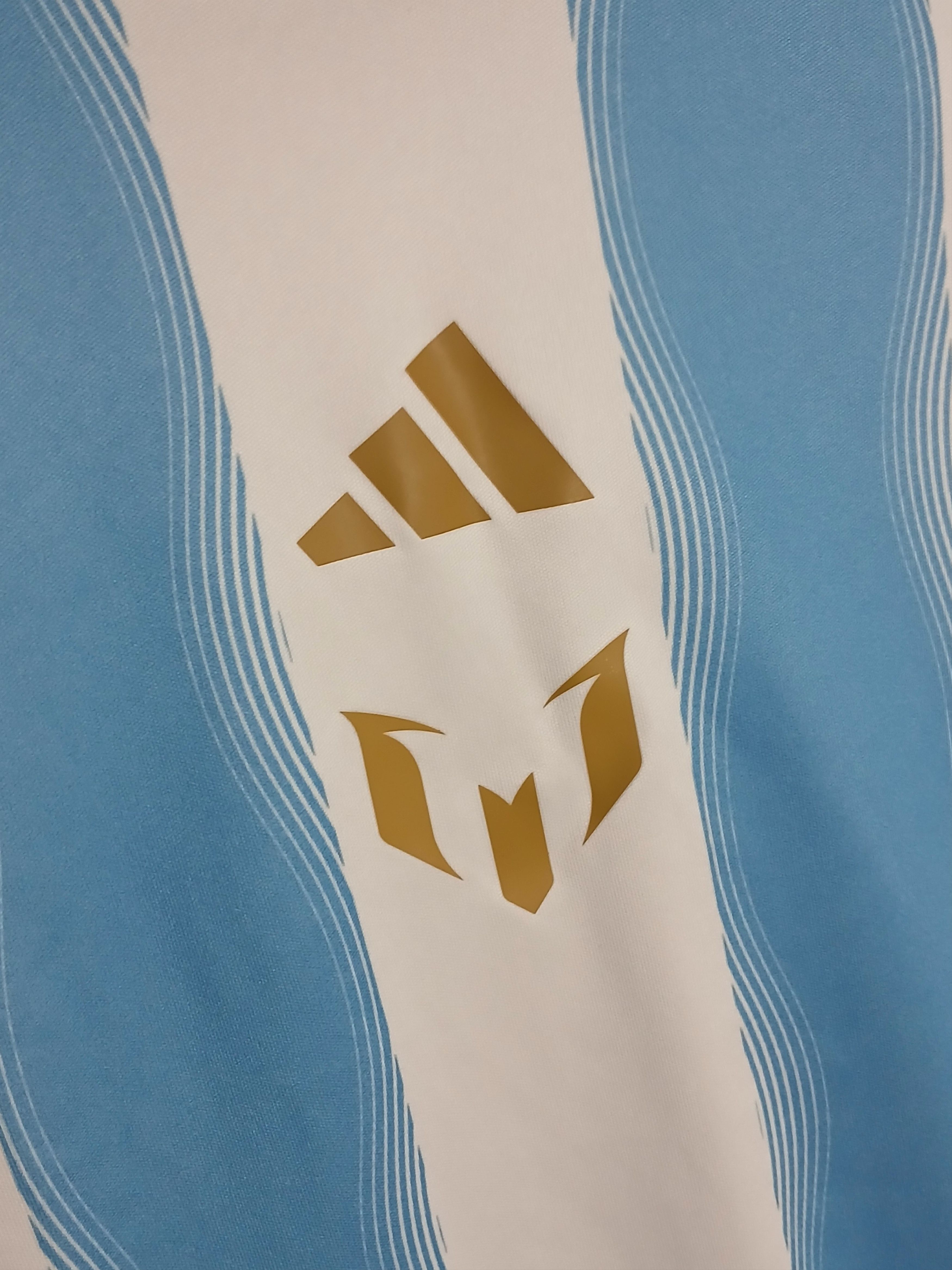 Adidas KIDS Argentina Messi Training Football Jersey T-Shirt Size US XXS / EU 40 - 3 Thumbnail