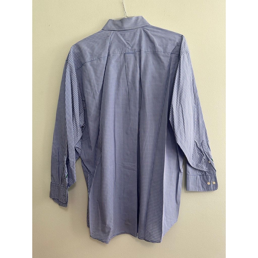 Tommy Hilfiger Tommy Hilfiger blue gingham button down size 16.5 Size US L / EU 52-54 / 3 - 3 Thumbnail