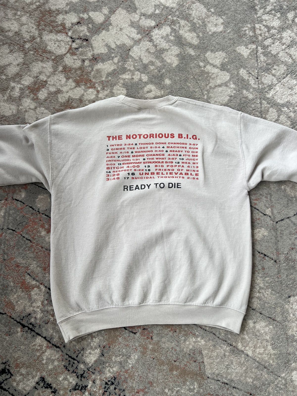 Rap Tees Notorious B.I.G. Ready To Die Sweatshirt Size US M / EU 48-50 / 2 - 4 Thumbnail