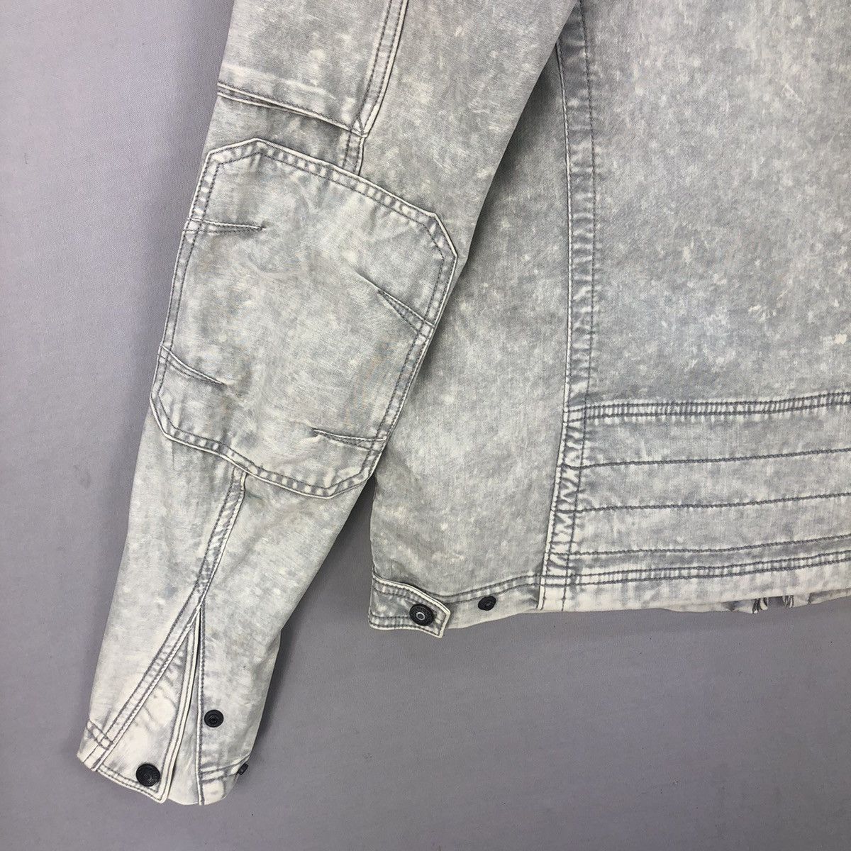 Japanese Brand Fieldcore X Nextworkerz X Cordura Acid Washed Biker Jacket Size US M / EU 48-50 / 2 - 16 Thumbnail