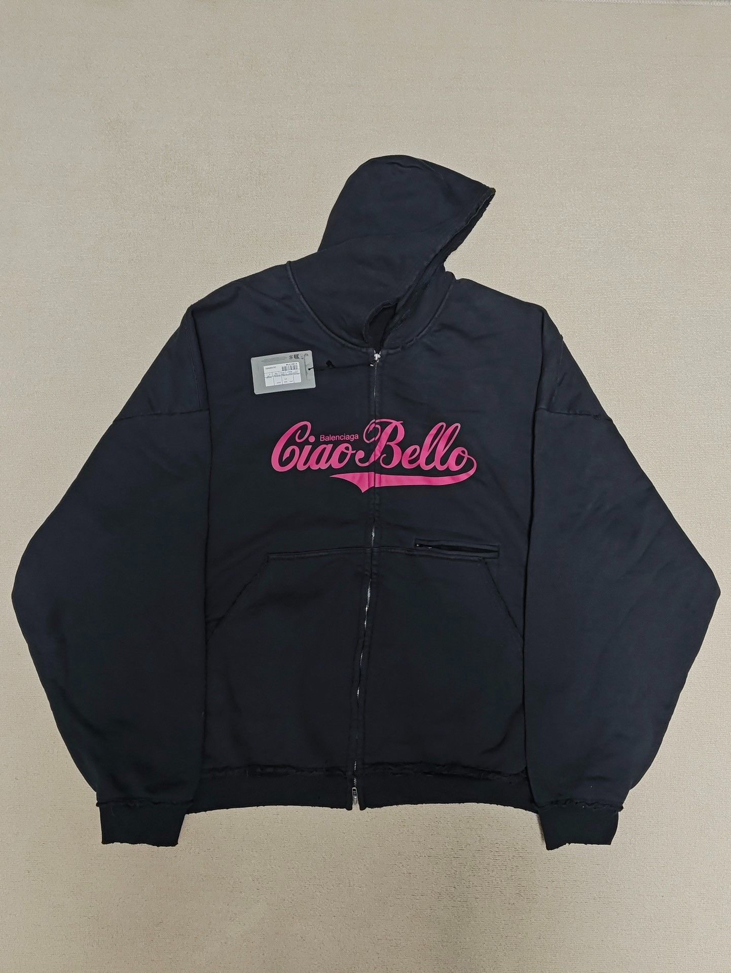 Balenciaga Ciao bello hoodie | Grailed