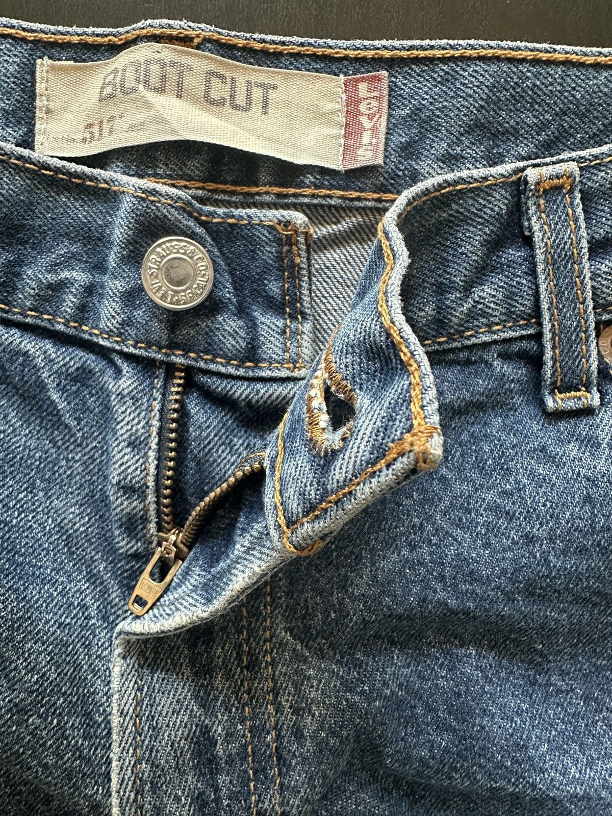 Levi's Levi’s 517 Bootcut Jeans – Made in Mexico – W36 L34 Size US 36 / EU 52 - 4 Thumbnail