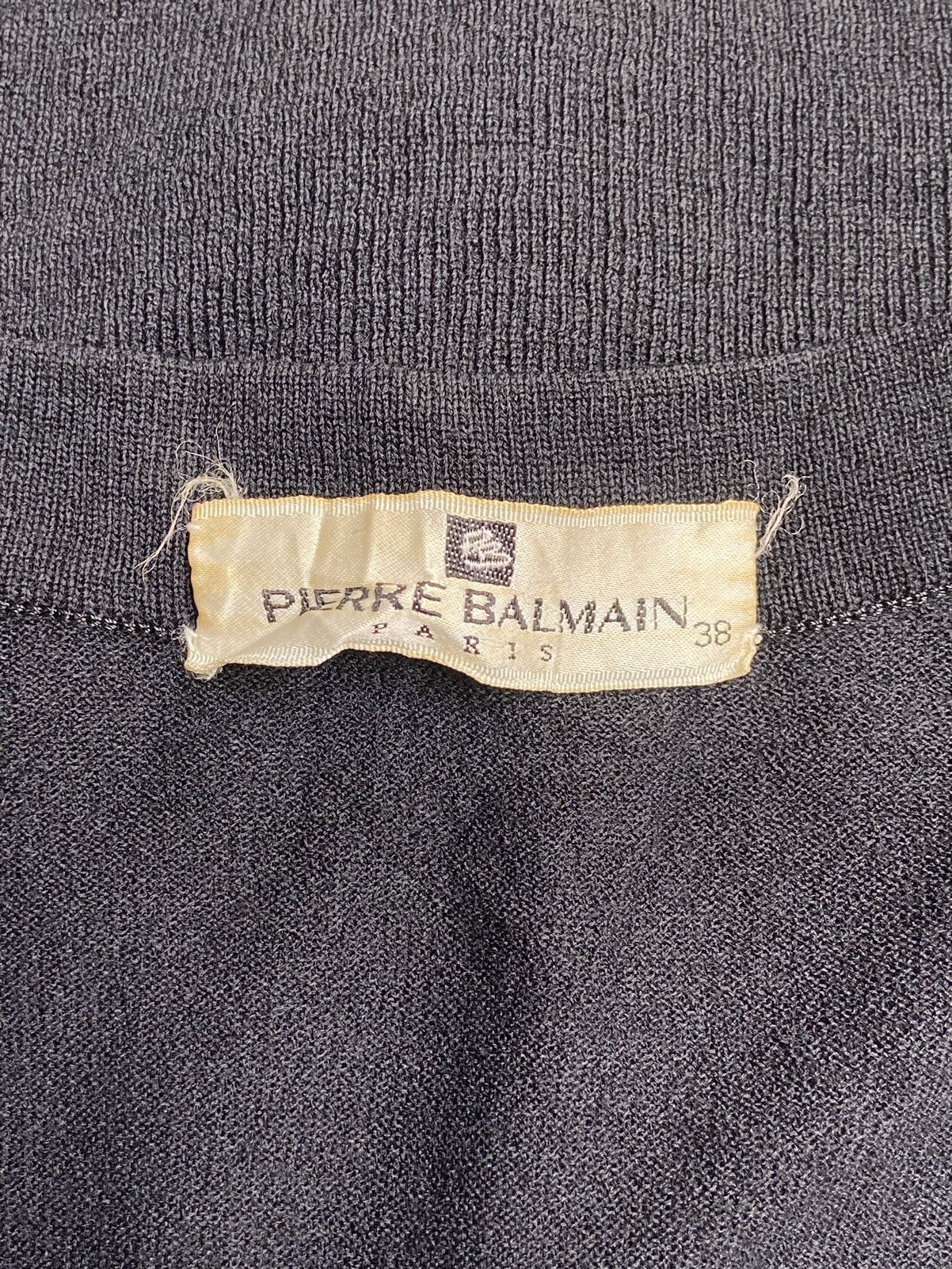Pierre Balmain PIERRE BALMAIN Black Cardigan Size US S / EU 44-46 / 1 - 6 Thumbnail