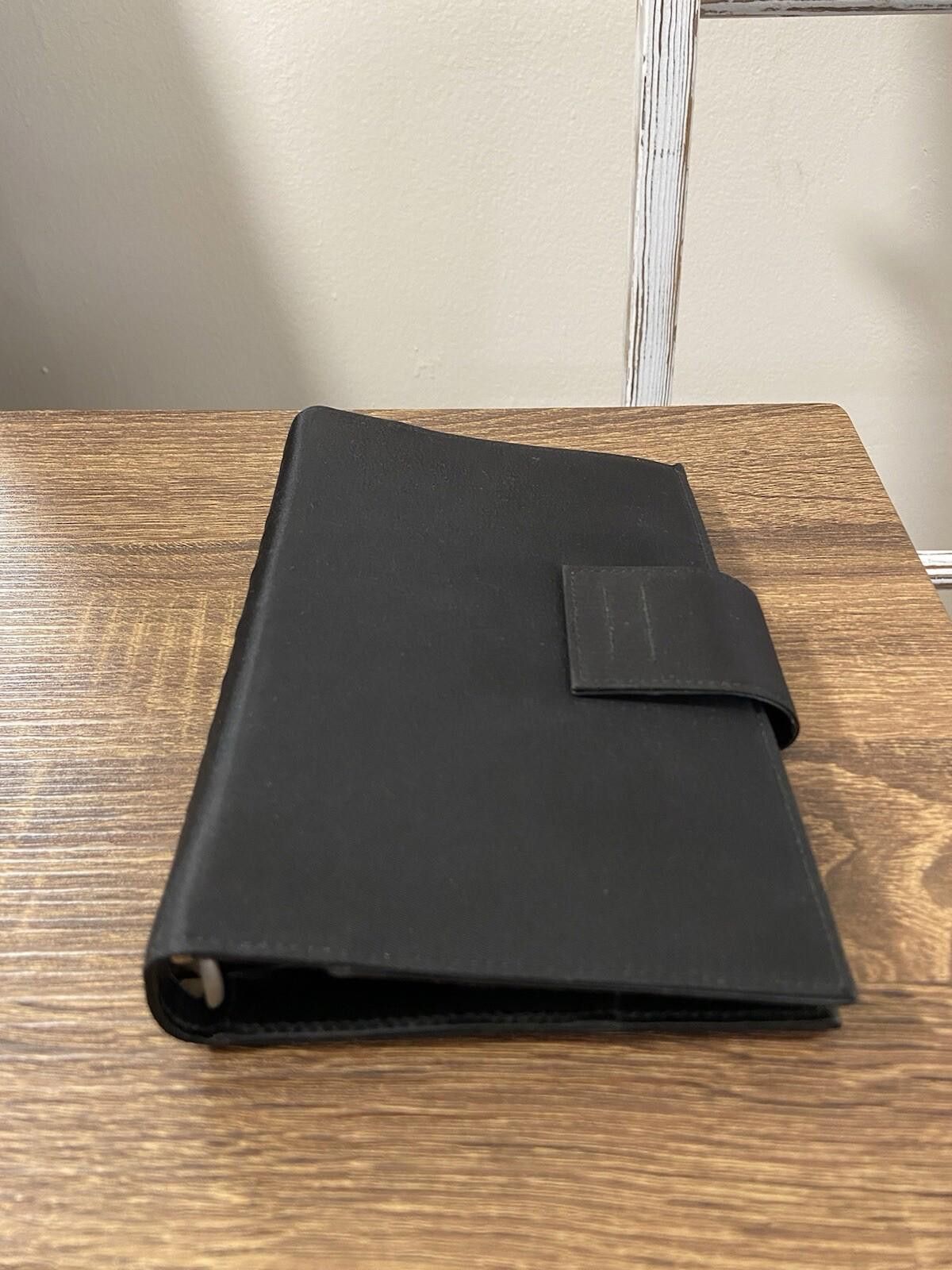 Prada Prada Black Nylon Saffiano Notebook Cover Trifold Wallet Set Size ONE SIZE - 6 Thumbnail