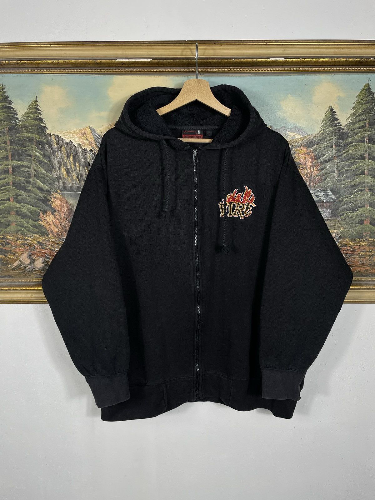 Fubu × JNCO × Vintage Retro 00s Boxy Hoodie JNCO Vibe Hiphop Rap Skate HipHop Size US L / EU 52-54 / 3 - 2 Thumbnail