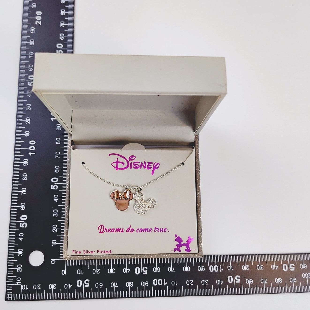 Disney Disney Minnie & Mickey Mouse Double Pendant Necklace NIB Size ONE SIZE - 10 Thumbnail